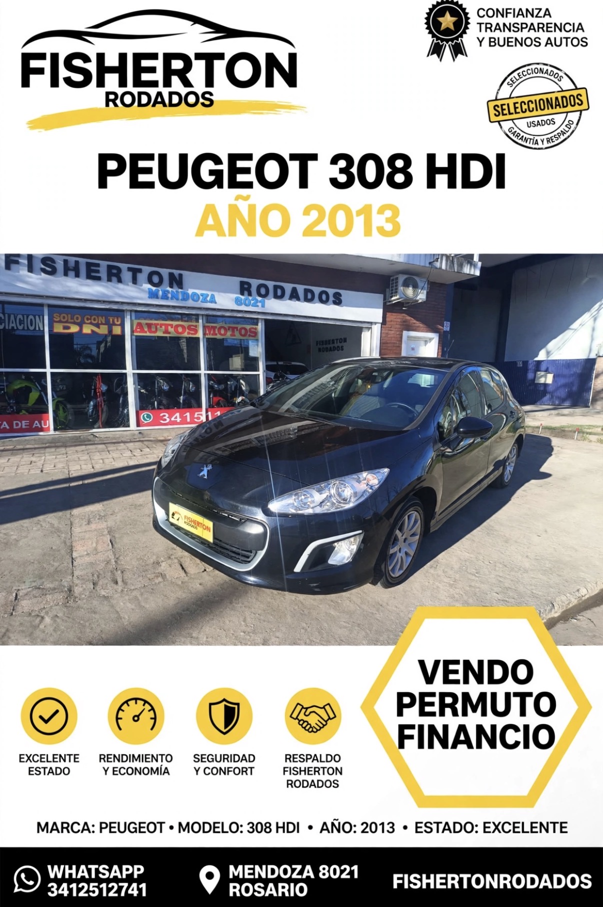 Peugeot  308 ALLURE NAVEGADOR HDI 